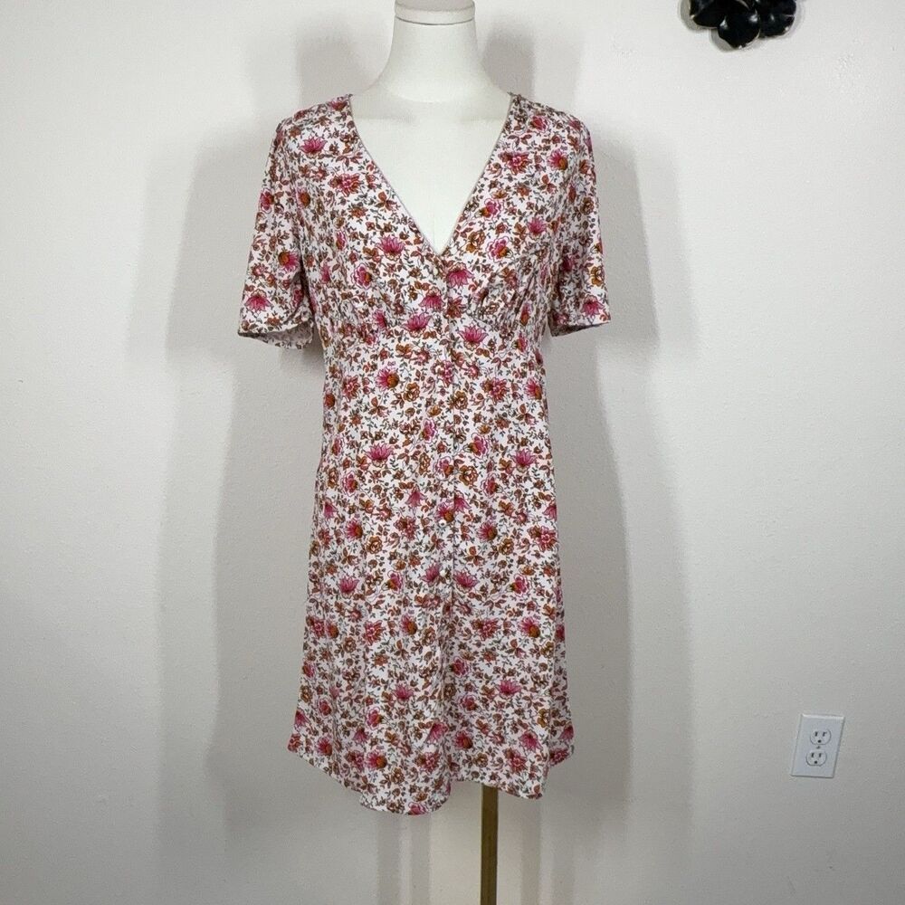 Old Navy Dress Womens XS Floral Empire Waist Babydoll Sundress Boho Cottage